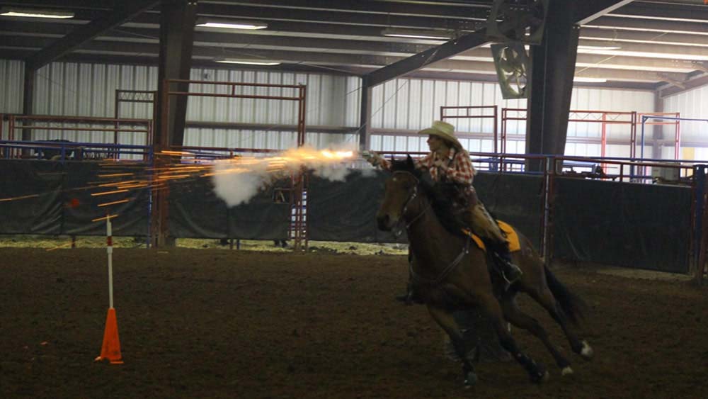 Cowboy using SoftRiders